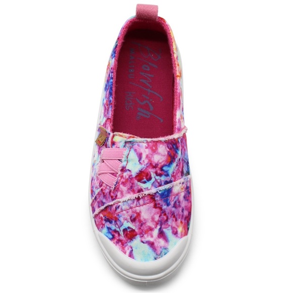 Blowfish Malibu Venus-K for Kids Slip-on Sneakers in Hot Pink Milky Way, SIze 5 - Picture 3 of 8